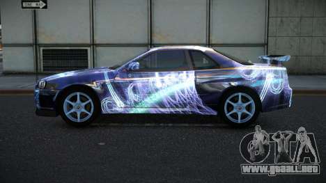Nissan Skyline R34 Bassty S3 para GTA 4