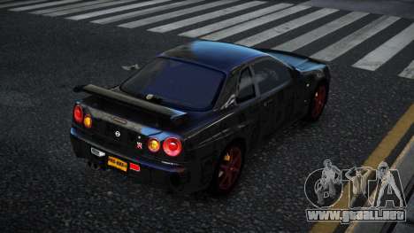 Nissan Skyline R34 Nolia S14 para GTA 4