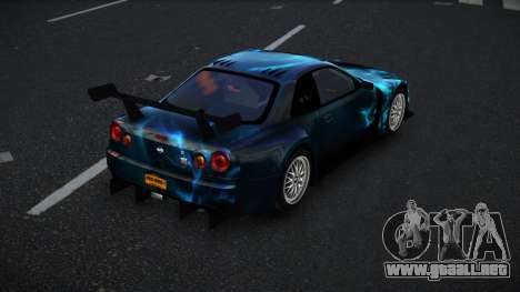 Nissan Skyline R34 GT-R Morley S6 para GTA 4