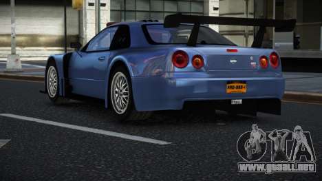 Nissan Skyline R34 GT-R Morley para GTA 4