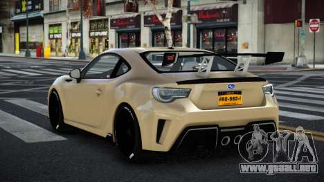 Subaru BRZ Data para GTA 4