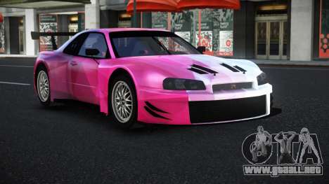 Nissan Skyline R34 GT-R Morley S1 para GTA 4