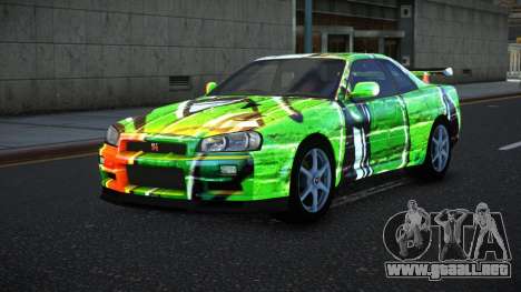 Nissan Skyline R34 Bassty S1 para GTA 4