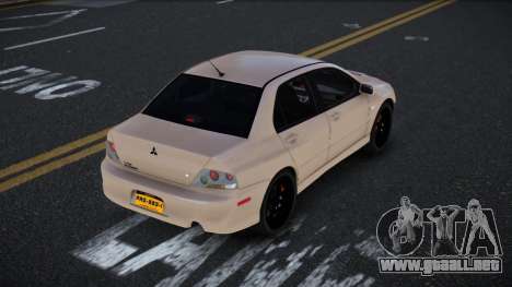 Mitsubishi Lancer Evolution VIII Cuvdiq para GTA 4