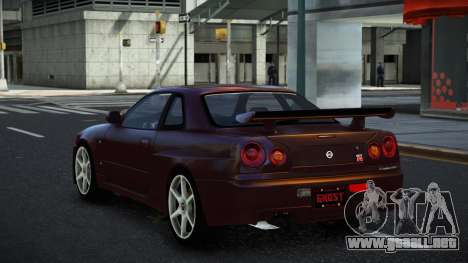 Nissan Skyline R34 Aheg para GTA 4