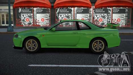 Nissan Skyline R34 Hihsujo para GTA 4