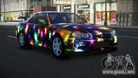 Nissan Skyline R34 Bassty S2 para GTA 4
