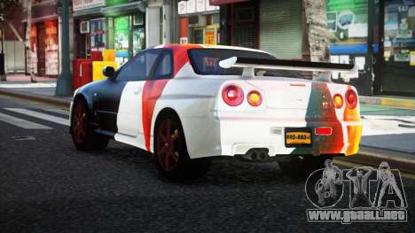 Nissan Skyline R34 Nolia S9 para GTA 4
