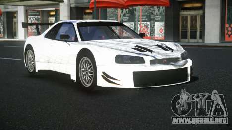 Nissan Skyline R34 GT-R Morley S9 para GTA 4