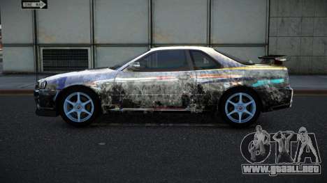 Nissan Skyline R34 Bassty S5 para GTA 4
