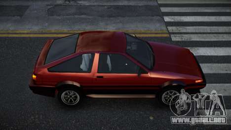 Toyota AE86 Pimumok para GTA 4