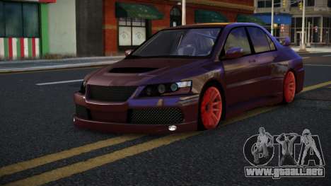 Mitsubishi Lancer Evolution VIII Ecal para GTA 4