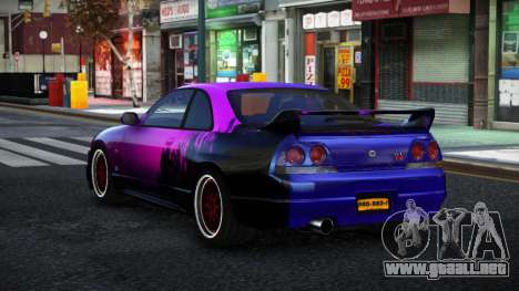 Nissan Skyline R33 Joroca S5 para GTA 4