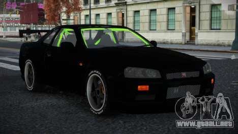 Nissan Skyline R34 Ujon para GTA 4