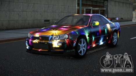 Nissan Skyline R34 Bassty S2 para GTA 4