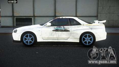 Nissan Skyline R34 Bassty S11 para GTA 4