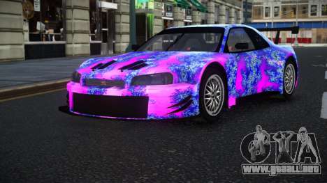 Nissan Skyline R34 GT-R Morley S2 para GTA 4