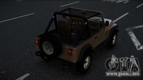 Jeep Wrangler Rargi para GTA 4