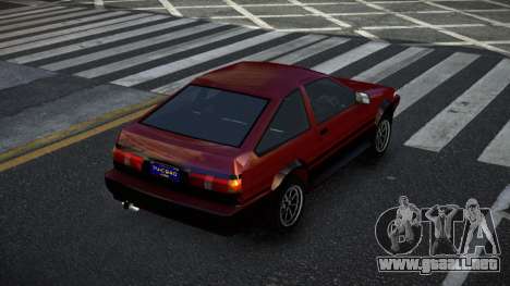 Toyota AE86 Pimumok para GTA 4