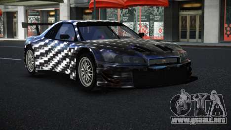 Nissan Skyline R34 GT-R Morley S10 para GTA 4
