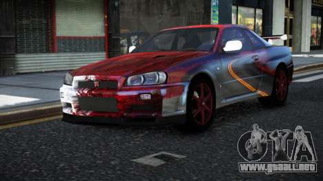 Nissan Skyline R34 Nolia S10 para GTA 4
