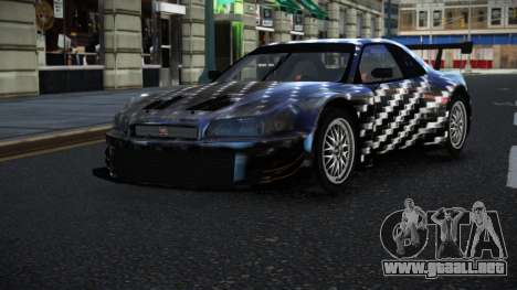 Nissan Skyline R34 GT-R Morley S10 para GTA 4