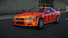 Nissan Skyline R34 Bassty S13 para GTA 4