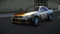Nissan Skyline R34 Bassty S5 para GTA 4