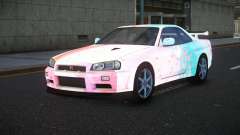 Nissan Skyline R34 Bassty S4 para GTA 4
