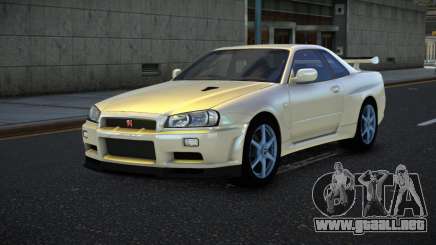 Nissan Skyline R34 Bassty para GTA 4