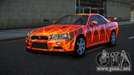 Nissan Skyline R34 Bassty S13 para GTA 4
