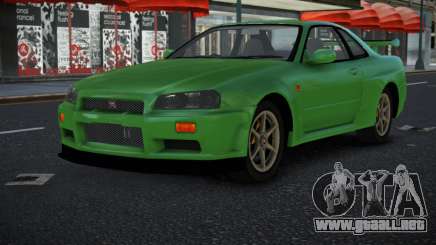 Nissan Skyline R34 Hihsujo para GTA 4