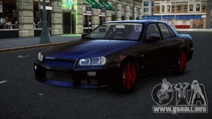 Nissan Skyline R34 Evaw para GTA 4
