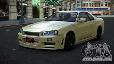 Nissan Skyline R34 Hijaye para GTA 4