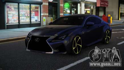 Lexus RC F Yapvaza para GTA 4