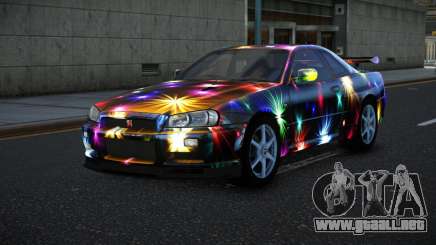 Nissan Skyline R34 Bassty S2 para GTA 4