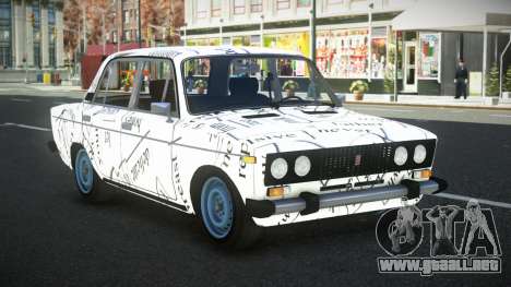 VAZ 2106 Bejala S5 para GTA 4
