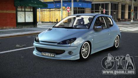 Peugeot 206 Diwaqigo para GTA 4