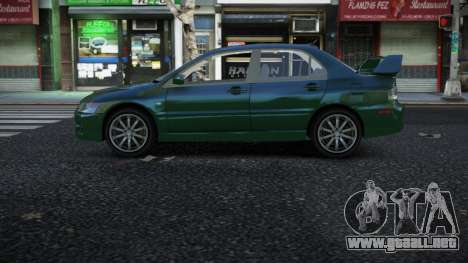 Mitsubishi Lancer Evolution VIII Legefire para GTA 4