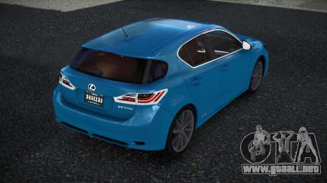Lexus CT200H Lusyu para GTA 4