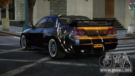 Nissan Skyline R33 Dojuke S5 para GTA 4