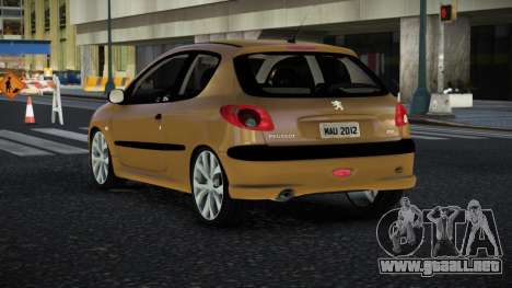 Peugeot 206 Riose para GTA 4