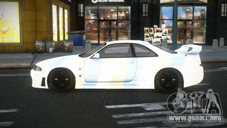 Nissan Skyline R33 Mexron S7 para GTA 4