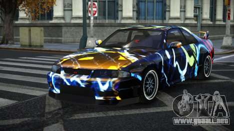 Nissan Skyline R33 Dojuke S10 para GTA 4