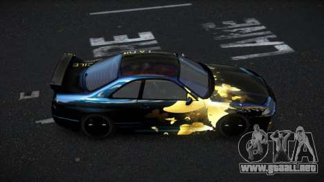 Nissan Skyline R33 Mexron S10 para GTA 4
