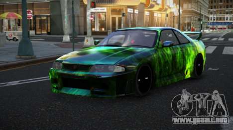 Nissan Skyline R33 Mexron S14 para GTA 4