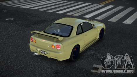 Nissan Skyline R34 Vabiqu para GTA 4