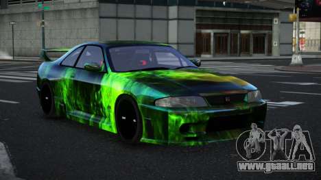 Nissan Skyline R33 Mexron S14 para GTA 4