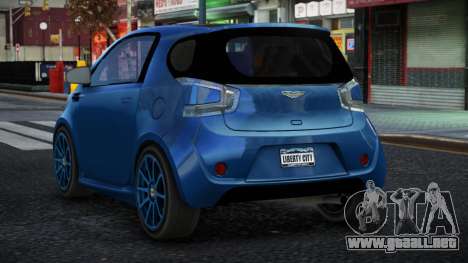 Aston Martin Cygnet Ruvuga para GTA 4