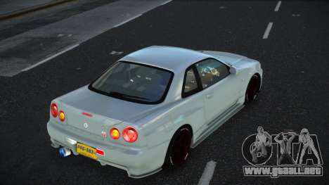 Nissan Skyline R34 Yunnurogu para GTA 4